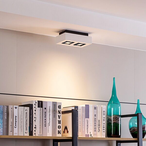 Stropní Lampa Arcchio, VINCE, stmívatelné, Bílá, Chodba, Hliník, Moderní