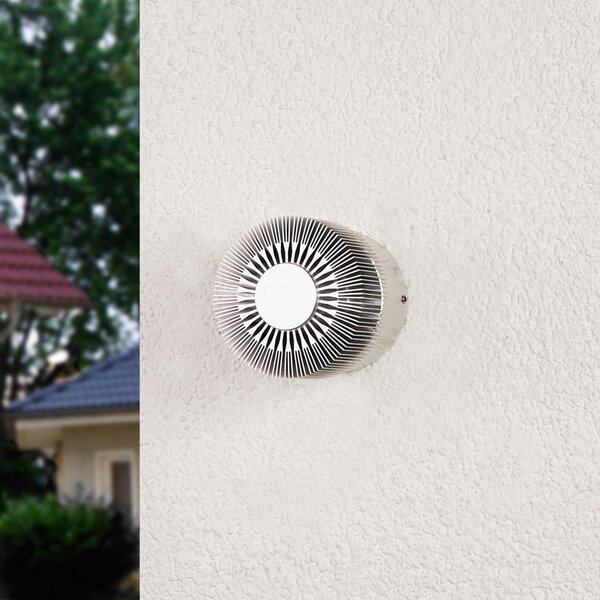 Venkovní svítidla Lucande, Lennias, Metalická, Koupelna, Kov, Moderní