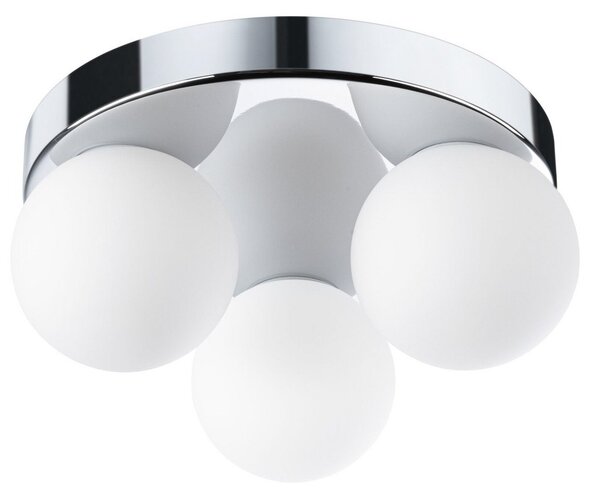 Stropní Lampa Paulmann, Gove, stmívatelné, Metalická, Obývací pokoj, Sklo, Moderní