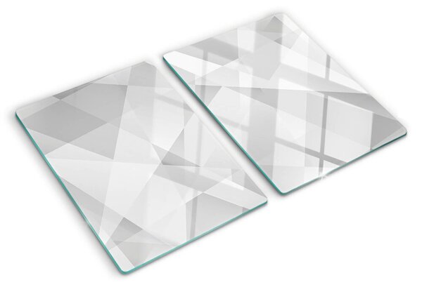 Skleněná krájecí deska Geometrie v odstínech šedé ddk-nr-wm-00005921
