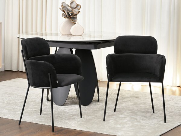 Jídelní židle Bastante (černá). Akce -10%