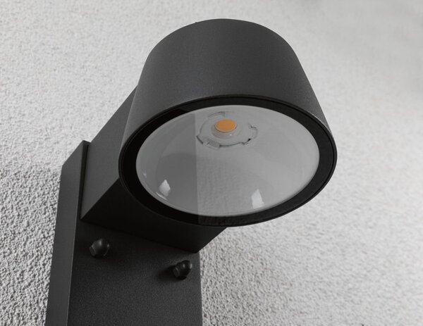 P 94453 Venkovní nástěnné svítidlo Capea antracit IP44 6W 230V teplá bílá pohybové čidlo - PAULMANN