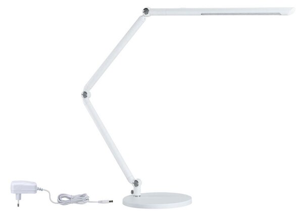 Stolní lampa Paulmann, FlexBar, stmívatelné, Bílá, Pracovna, Kov, Moderní