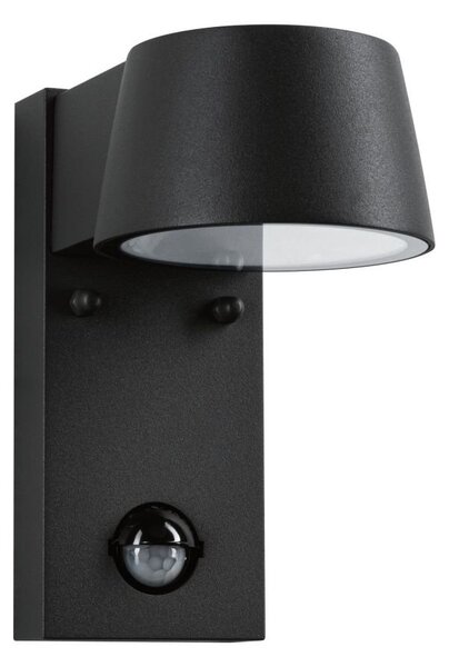 P 94453 Venkovní nástěnné svítidlo Capea antracit IP44 6W 230V teplá bílá pohybové čidlo - PAULMANN
