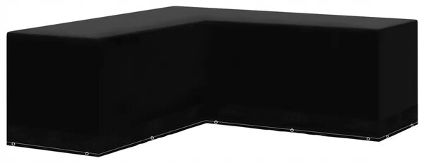 Ochranný obal na zahradní nábytek 250 x 250 x 90 cm, černý