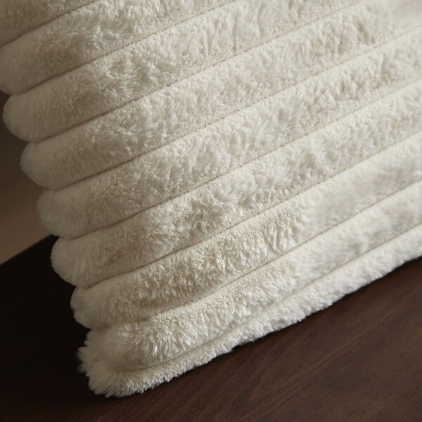 Dekorační polštář z mikroplyše 45x45 cm Cosy Ribbed – Catherine Lansfield