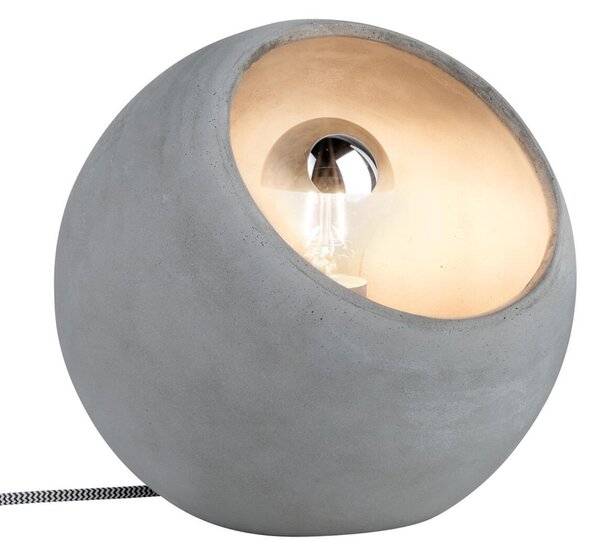 Stolní lampa Paulmann, Ingram, Šedá, Obývací pokoj, Beton, Moderní