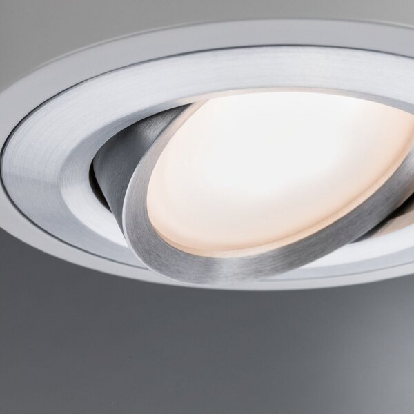 Stropní Lampa Paulmann, Argun, stmívatelné, Bílá, Obývací pokoj, Kov, Moderní