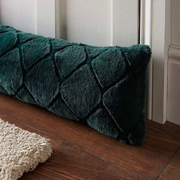 Tmavě zelená ochrana proti průvanu 20x90 cm Cosy Diamond – Catherine Lansfield