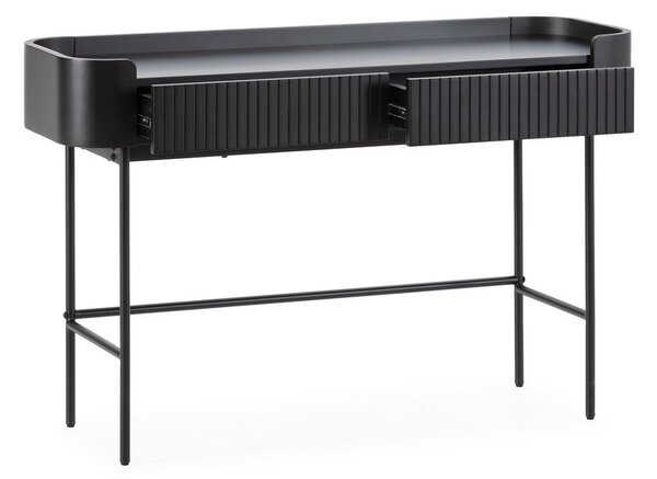 Černý konzolový stolek 40x120 cm Willa – MOME