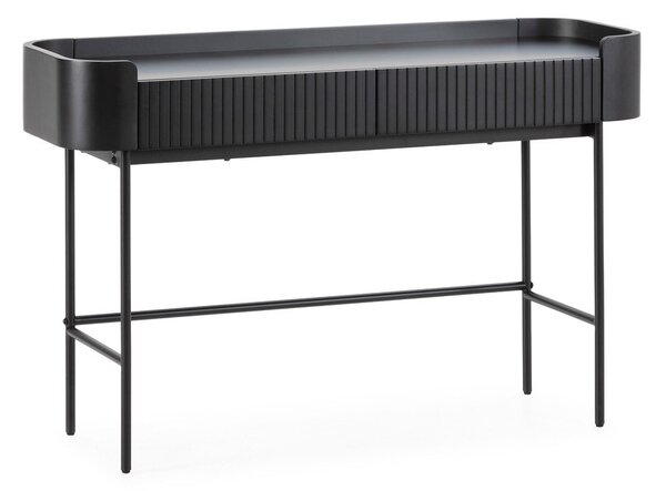 Černý konzolový stolek 40x120 cm Willa – MOME