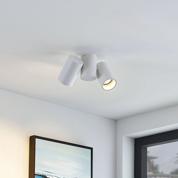 Stropní Lampa Arcchio, Gesina, stmívatelné, Bílá, Obývací pokoj, Kov, Moderní