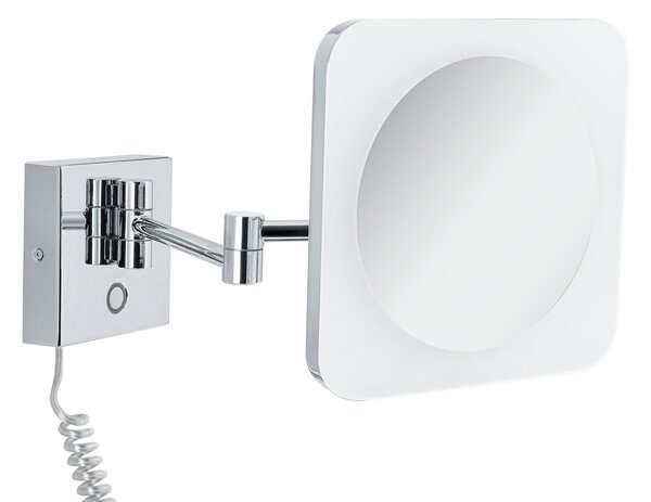 P 78933 HomeSpa LED kosmetické zrcadlo Jora 3-násobné zvětšení IP44 chrom/bílá/zrcadlo 3,3W měnitelná bílá - PAULMANN