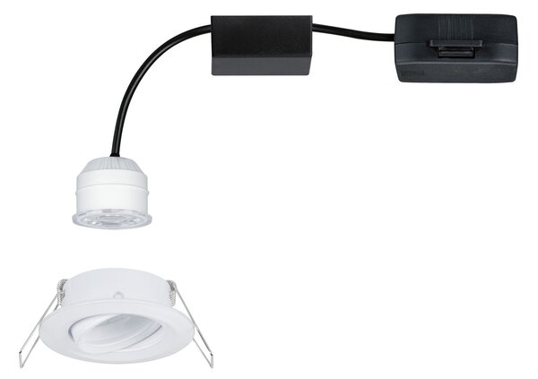 P 94292 LED vestavné svítidlo Nova mini výklopné 1x4W 2.700K bílá mat 230V - PAULMANN