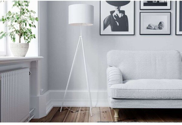 Stojací Lampa By Rydéns, Bílá, Obývací pokoj, Kov