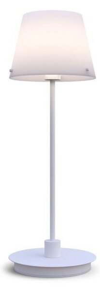 Stolní lampa Herstal, Bílá, Obývací pokoj, Kov