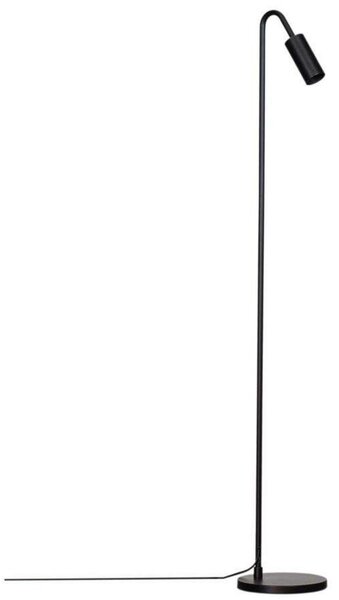 Stojací Lampa By Rydéns, Curve, Černá, Obývací pokoj, Kov, Moderní