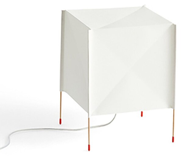 Stolní lampa HAY, Paper Cube, Bílá, Obývací pokoj, Plast, Design