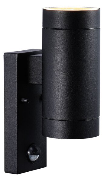 Venkovní svítidla Nordlux, TIN Maxi Sensor, Černá, Kov, Moderní