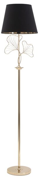 Stojací lampa Mauro Ferretti Villanim, 38x38x167 cm, černá/zlatá