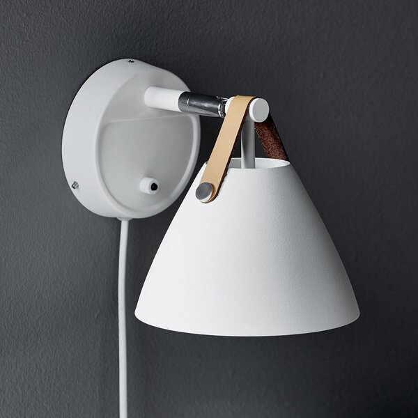 Nástěnná Svítidla DFTP by Nordlux, Strap, Bílá, Obývací pokoj, Kov, Moderní