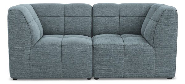 Modrá pohovka z textilie bouclé 180 cm Aloha – Makamii