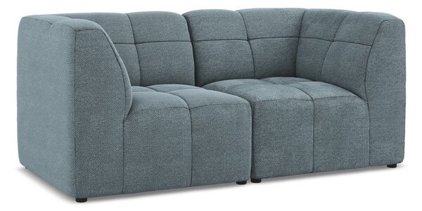 Modrá pohovka z textilie bouclé 180 cm Aloha – Makamii