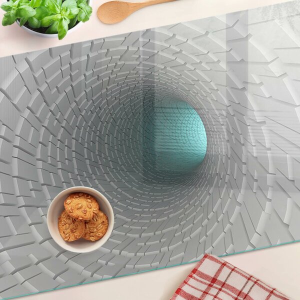 Krájecí prkénko skleněné 3D tunel s efektem hloubky ddk-nr-wm-00005935
