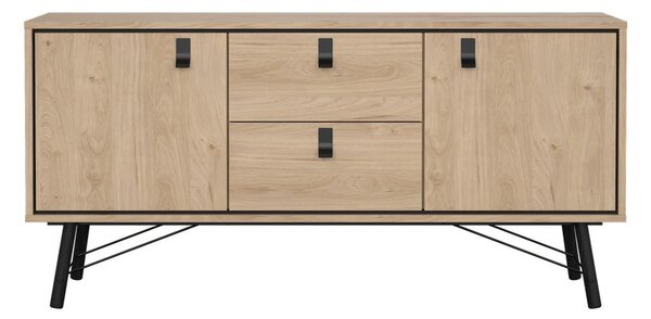 Komoda v dekoru dubu v přírodní barvě 150x72x40 cm Ry – Tvilum