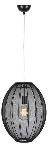 Závěsná svítidlo Markslöjd, Florence, stmívatelné, Černá, Obývací pokoj, Tkanina / Textil, Skandinávský