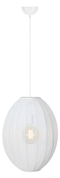 Závěsná svítidlo Markslöjd, Florence, stmívatelné, Bílá, Obývací pokoj, Tkanina / Textil, Skandinávský