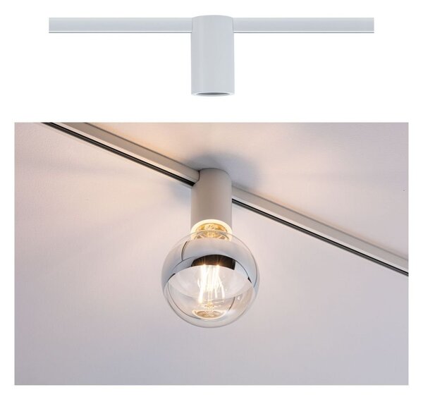 P 94974 URail spot Ceiling Socket bílá E27 stmívatelné bez zdroje světla - PAULMANN