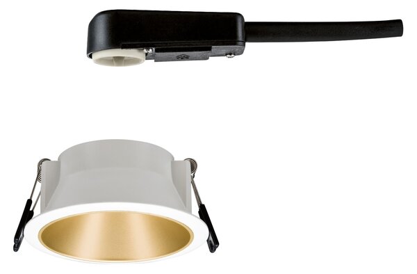 P 93396 Vestavné svítidlo Cole GU10 max. 10W bílá/zlatá mat - PAULMANN