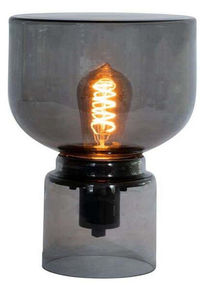 Stolní lampa Watt & Veke, stmívatelné, Šedá, Obývací pokoj, Sklo, Skandinávský