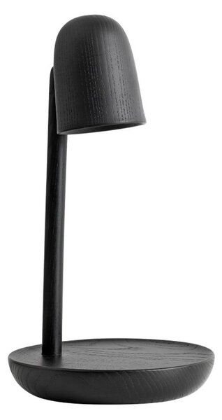 Stolní lampa Muuto, Černá, Obývací pokoj, Dřevo