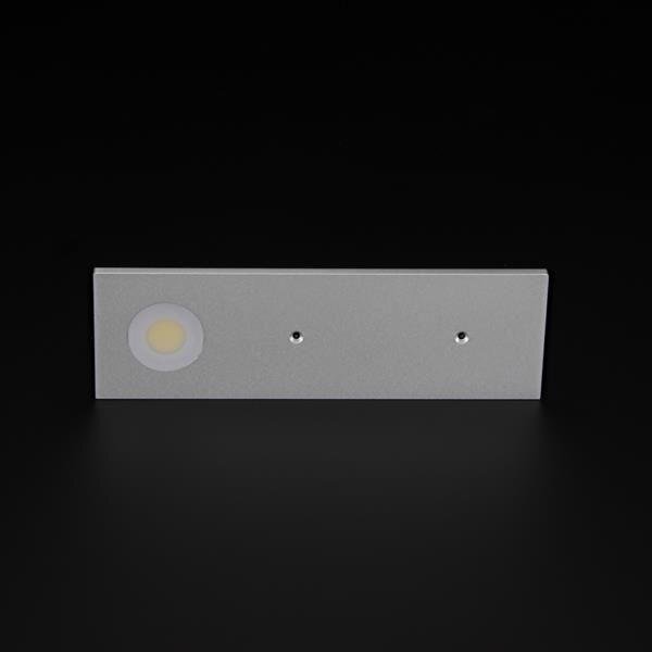 IMPR 687129 Deko-Light nábytkové přisazené svítidlo Fine II 12V DC 2,30 W 2700 K 220 lm 190 stříbrnášedá RAL 7001
