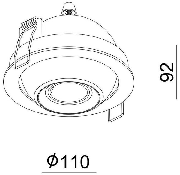 IMPR 565341 Deko-Light stropní vestavné svítidlo Bellatrix 18V DC 9W 3000 K 760 lm černá