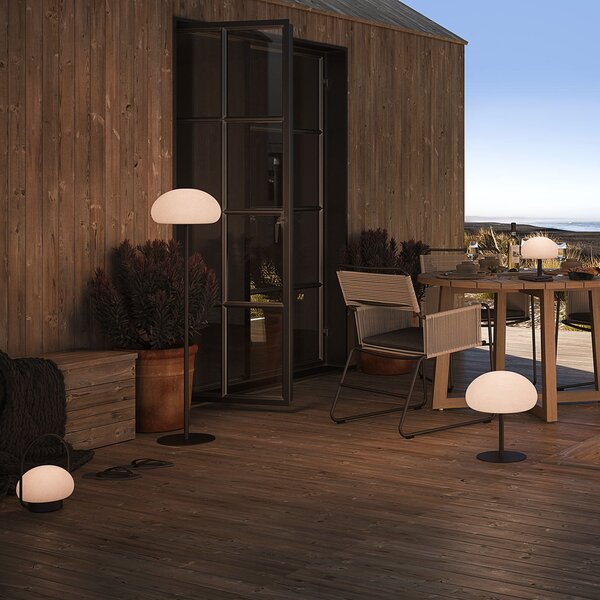Venkovní svítidla Nordlux, Sponge Floor, stmívatelné, Bílá, Kov, Moderní