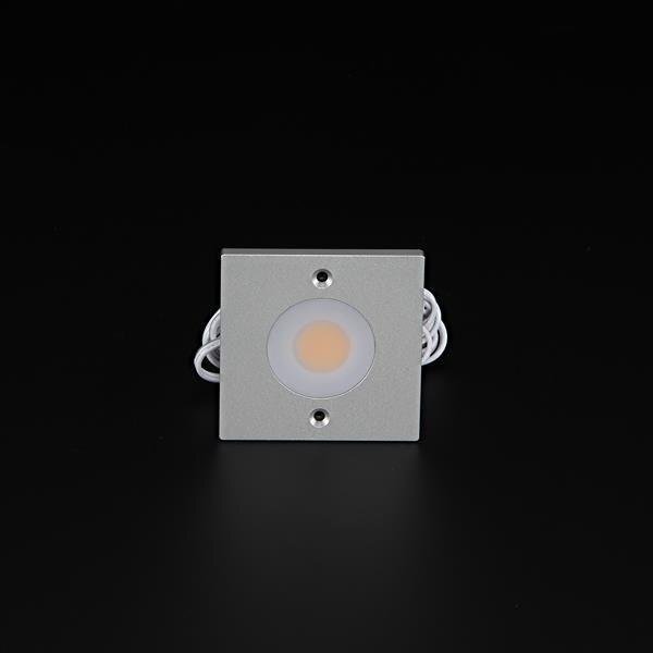 IMPR 687128 Deko-Light nábytkové přisazené svítidlo Fine I 12V DC 3W 2700 K 210 lm 60 stříbrnášedá RAL 7001