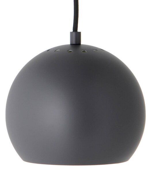 Závěsná svítidlo FRANDSEN, Ball, stmívatelné, Šedá, Obývací pokoj, Kov, Design