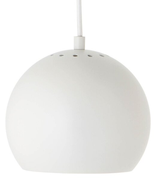 Závěsná svítidlo FRANDSEN, Ball, stmívatelné, Bílá, Obývací pokoj, Kov, Design