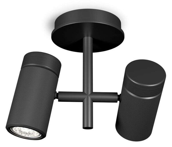 Stropní Lampa Herstal, Černá, Obývací pokoj, Kov
