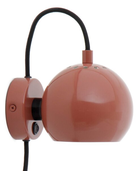 Nástěnná Svítidla FRANDSEN, Ball Magnet, Červená, Obývací pokoj, Kov, Design