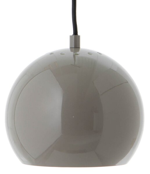 Závěsná svítidlo FRANDSEN, Ball, stmívatelné, Šedá, Obývací pokoj, Kov, Design