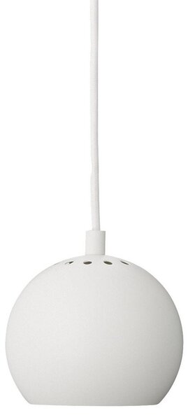 Závěsná svítidlo FRANDSEN, Ball, stmívatelné, Bílá, Obývací pokoj, Kov, Design