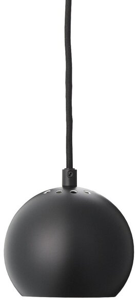 Závěsná svítidlo FRANDSEN, Ball, stmívatelné, Černá, Obývací pokoj, Kov, Design