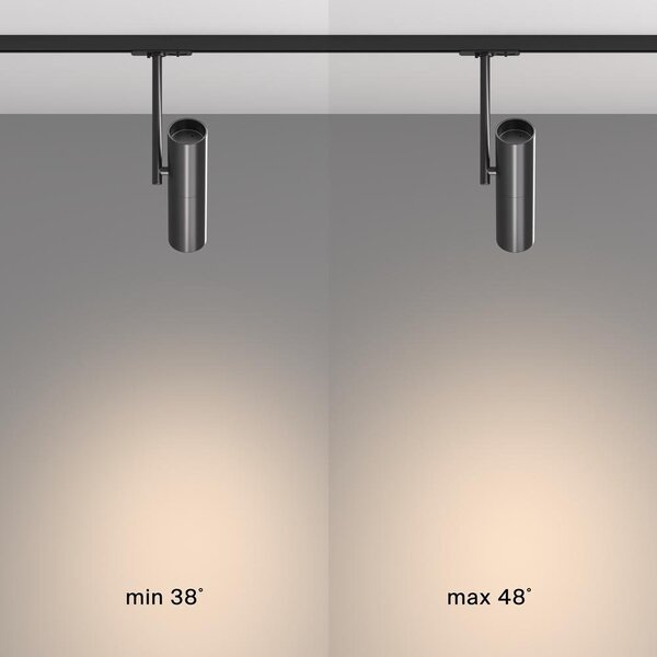 Maytoni Reflektorové svítidlo ELTI 1xGU10 pro 1F systém UNITY, v. 20,3 cm, černé