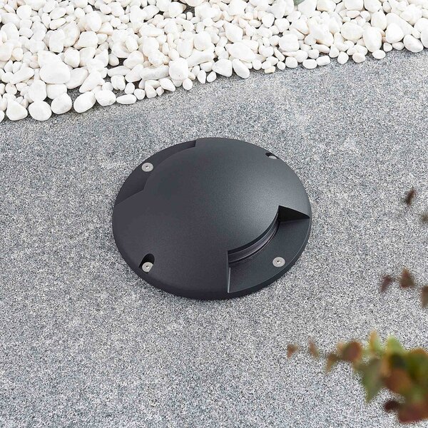 Venkovní svítidla Lindby, Cormac, Černá, Terasa, Hliník, Moderní