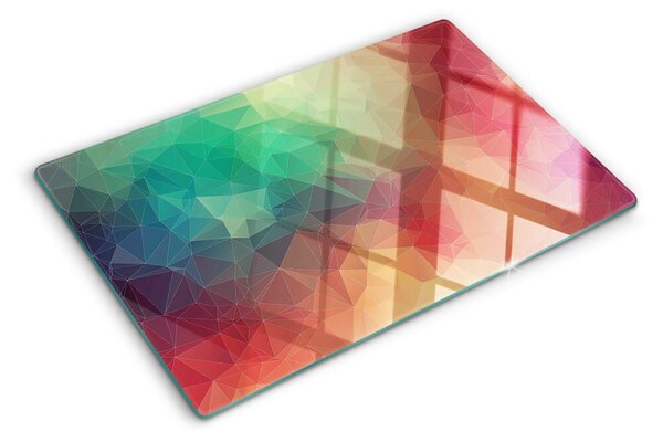 Skleněné krájecí prkénko Abstraktní geometrický vzor ddk-nr-wm-00005966