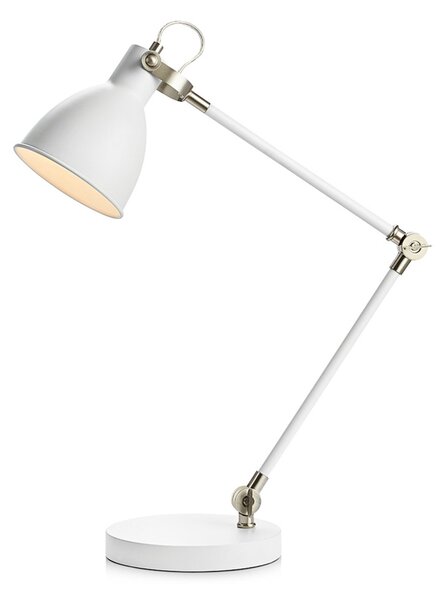 Stolní lampa Markslöjd, Bílá, Pracovna, Kov